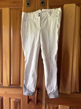 Tredstep Solo 32R Full Seat White riding breeches